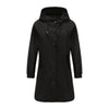Regenjacke für Damen mit Reißverschluss und Kapuze