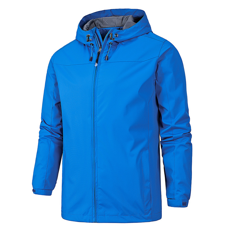 Wasserfeste Regenjacke für Herren mit Kapuze