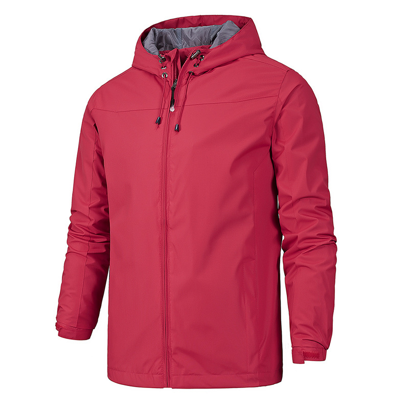 Wasserfeste Regenjacke für Herren mit Kapuze