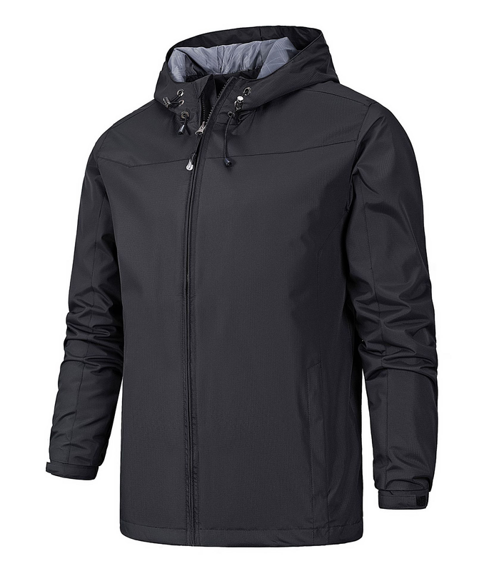 Wasserfeste Regenjacke für Herren mit Kapuze