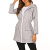 Damen Regenjacke lang mit Kapuze
