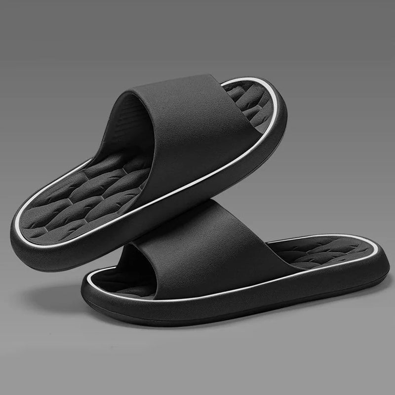 Rutschfeste Hausschuhe mit gepolsterter Sohle für Unisex