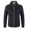Luciano - Gestrickte fleecejacke aus baumwolle