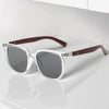 Retro Herren-Sonnenbrille aus Holz mit UV-Schutzgläsern