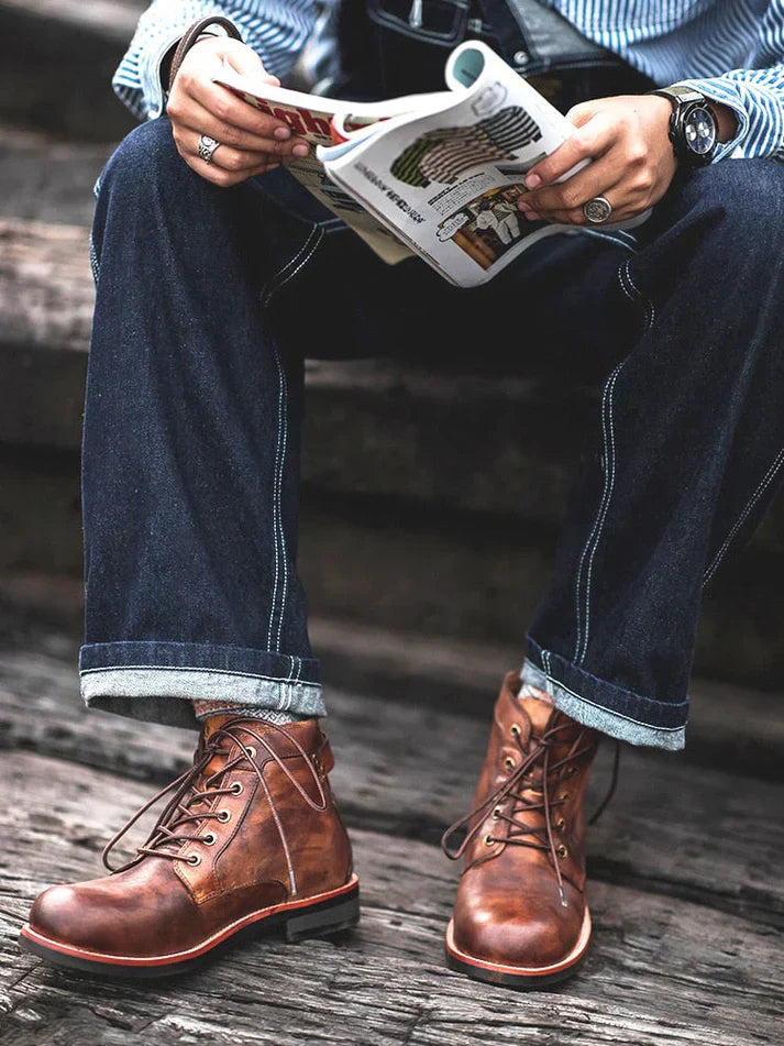 Chase - Zeitlose Vintage-Herrenstiefel