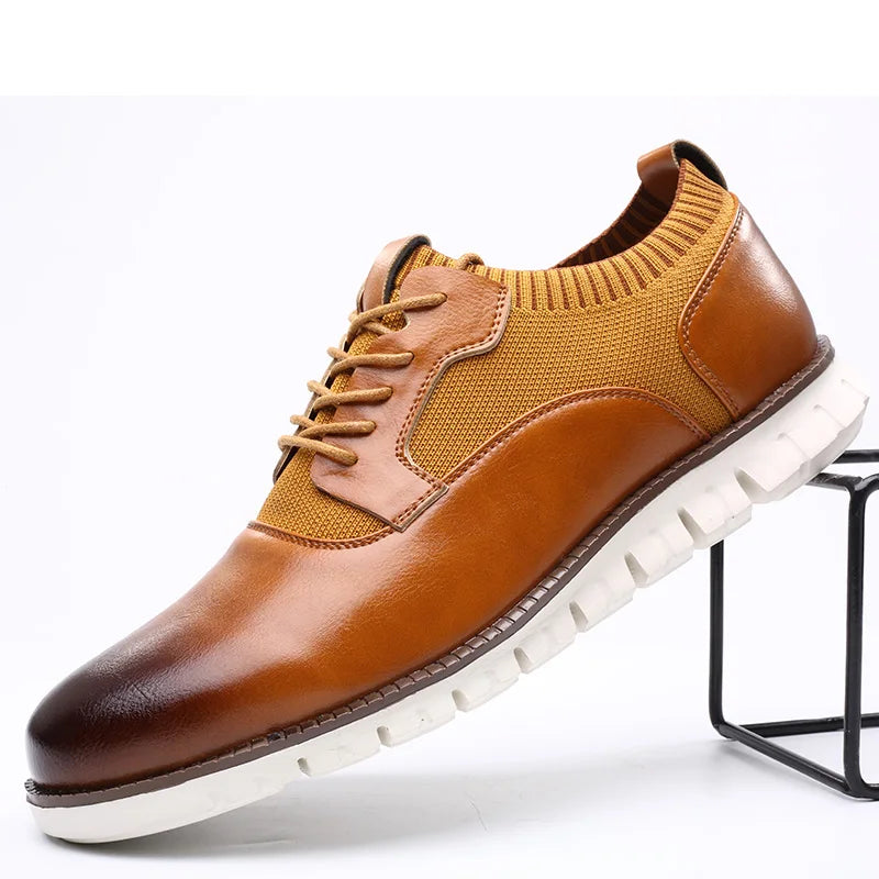 Leichte und atmungsaktive Herren-Sneaker - Lässiger Schnürstil