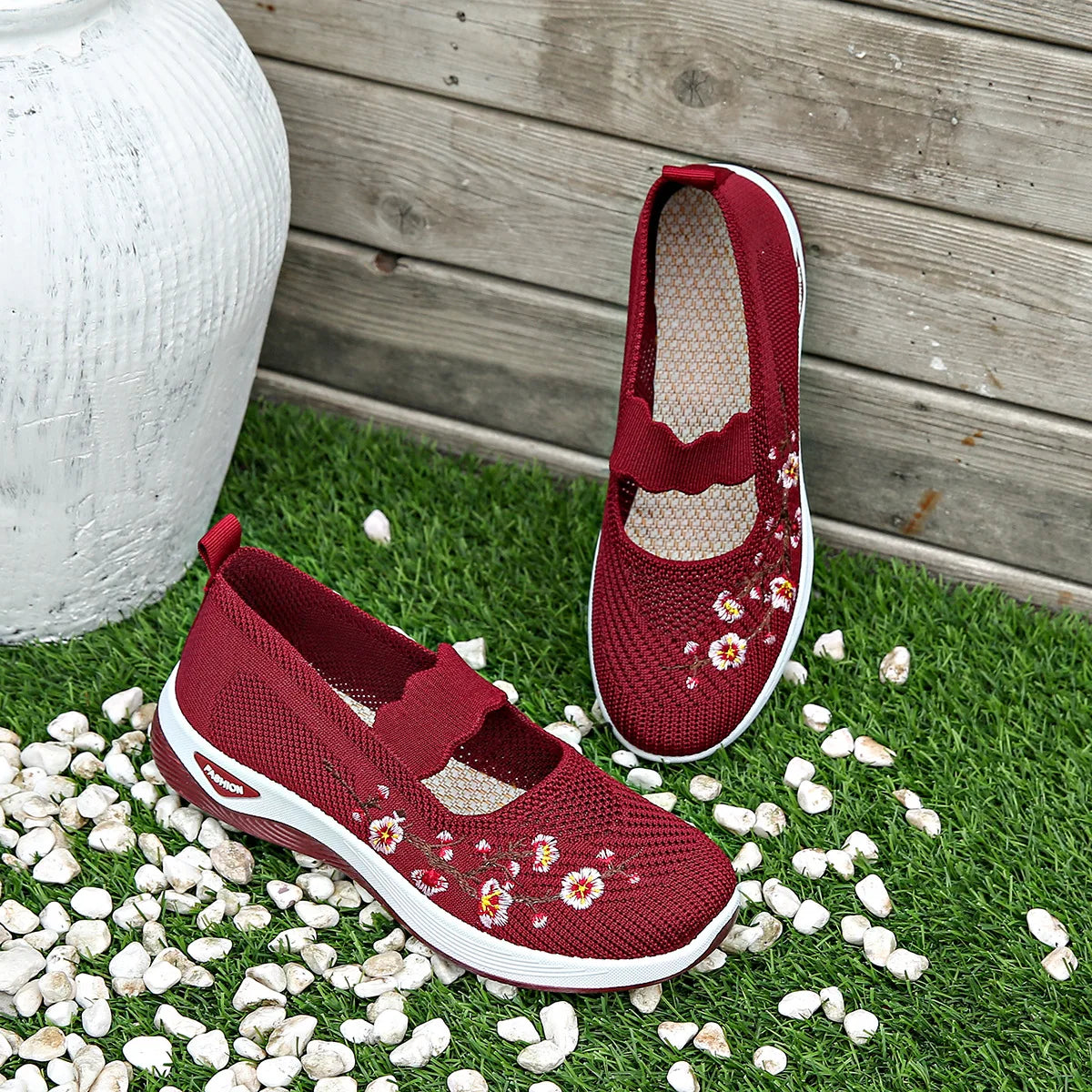 Orthopädische Wanderschuhe für Damen mit Mesh-Obermaterial und Riemen