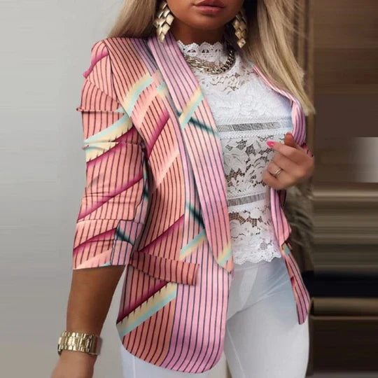 Maryann - Damen langarm tie dye blazer