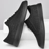 Herren-Sneaker aus Leder mit niedriger Sohle, Gummisohle und Futter