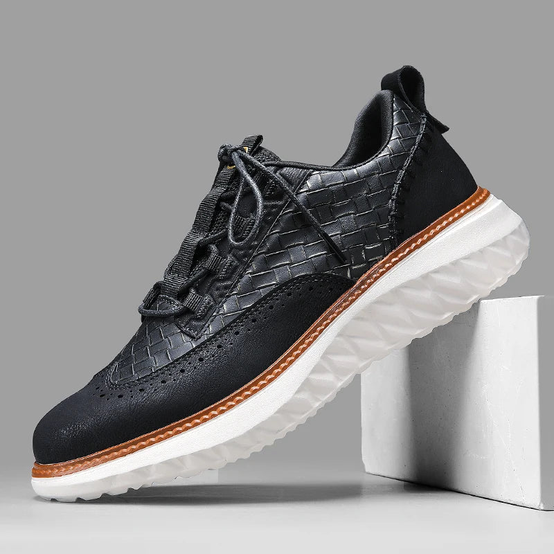 Achim - Herren Schnürsneaker Leichte Schuhe mit weicher Oberfläche