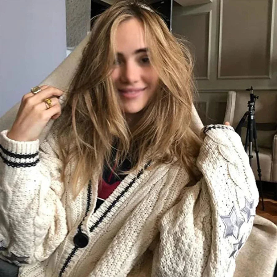 Danielle - Autumn caramel cardigan