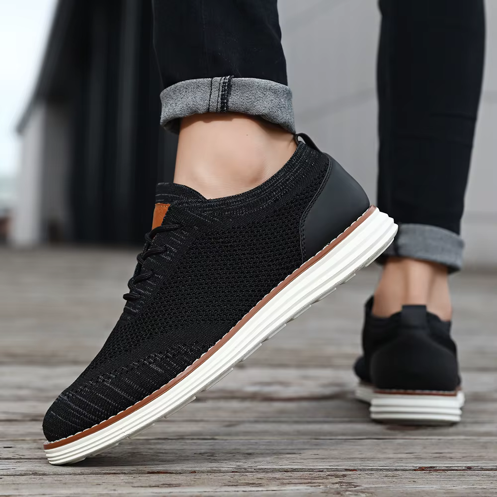 Herren Flyknit Oxford Freizeitschuhe - Leicht und Gepolstert
