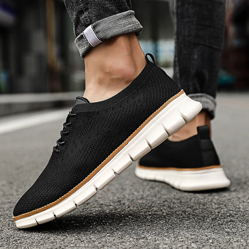 Herren-Stricksneaker mit EVA-Sohle und gepolsterter Innensohle