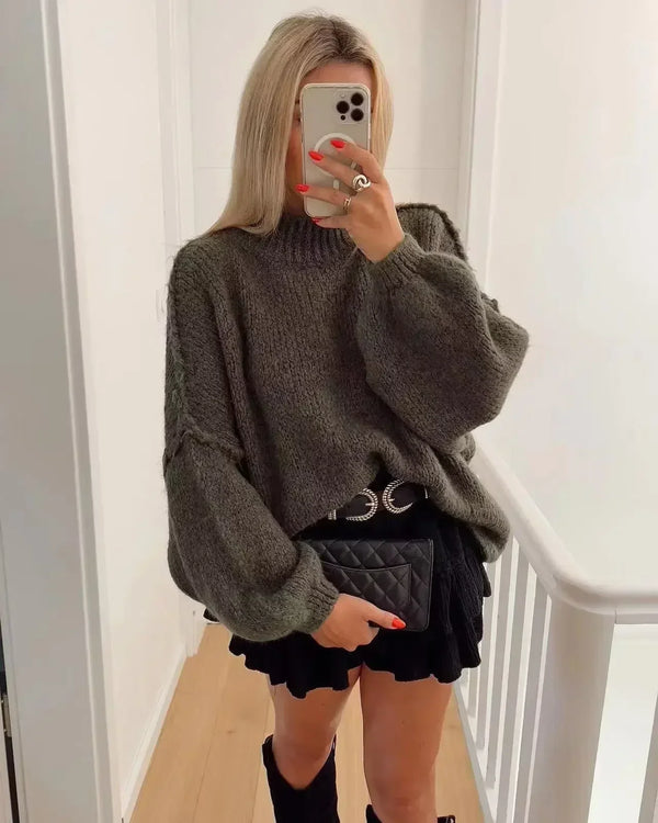 Amanda - Kuscheliger strickpullover für den winter