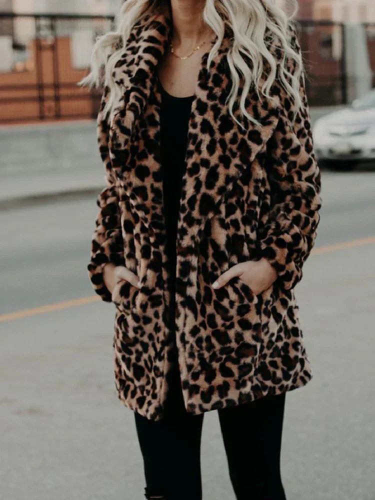 Jacqueline - Jacke mit leopardenmuster