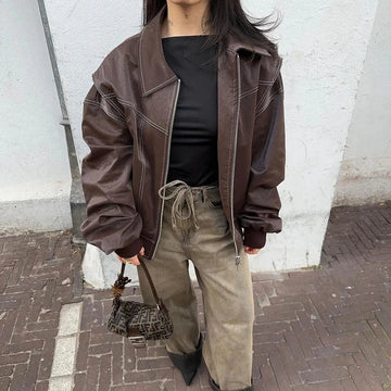 Tammy - Premium lederjacke mit perfekter passform