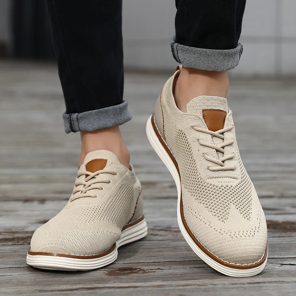 Herren Flyknit Oxford Freizeitschuhe - Leicht und Gepolstert