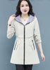 Franziska - Lange Windbreaker-Jacke