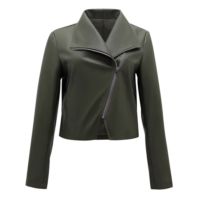 Jenny - Elegante Weiche Lederjacke