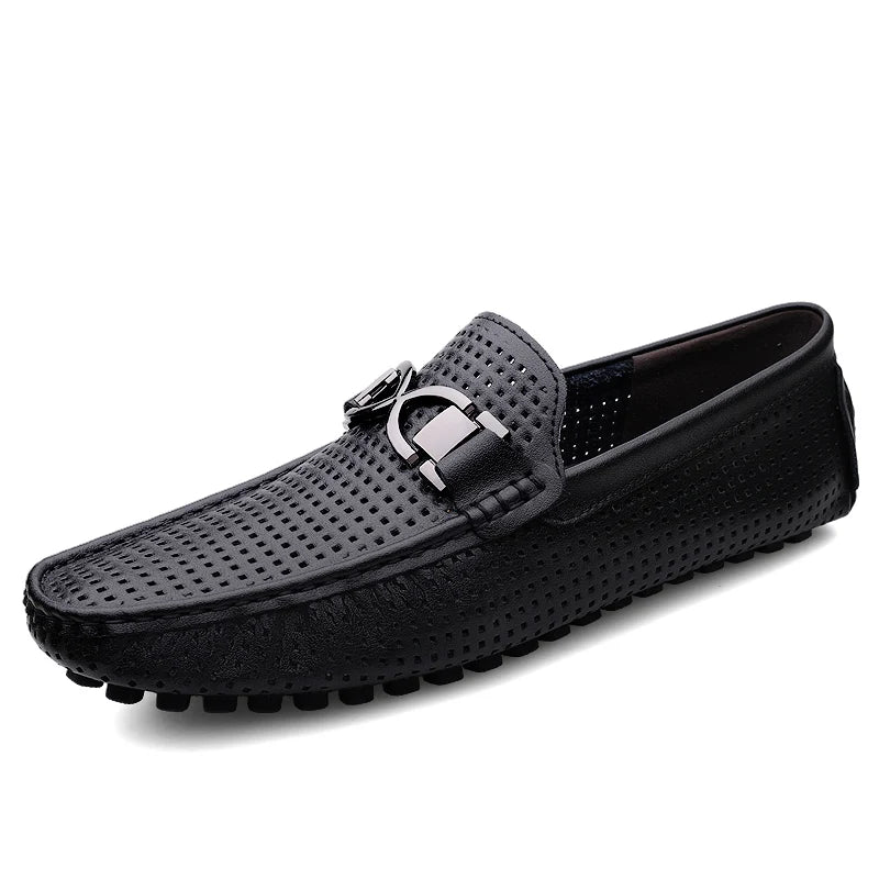 Elegante Herren-Loafer aus echtem Leder