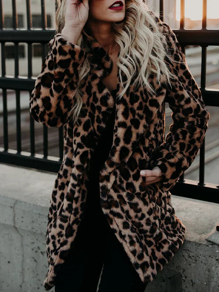 Jacqueline - Jacke mit leopardenmuster
