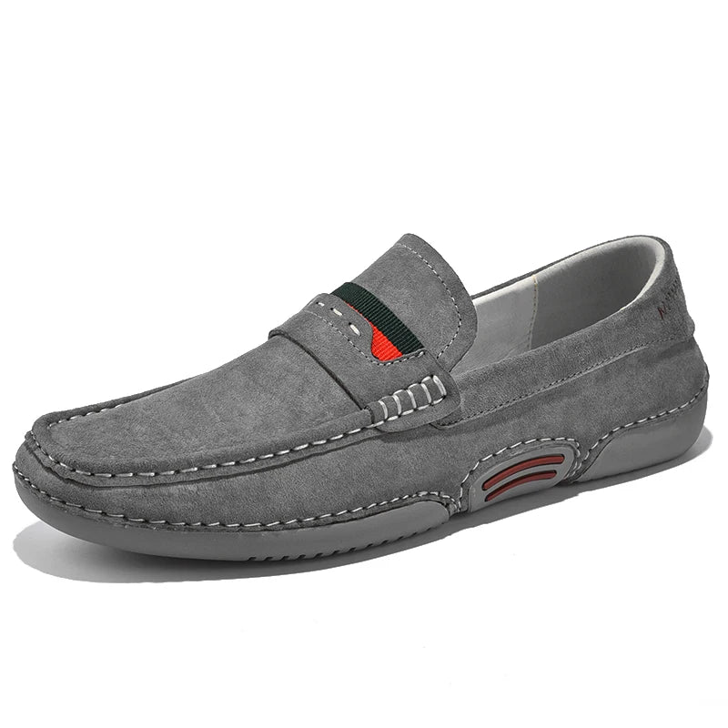 Herren Lucca Slipper aus Wildleder - Bequeme Freizeitschuhe mit weicher Innensohle