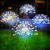 Wasserdichte Solar Garten Feuerwerk Lampe