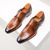 Herren Lancaster Anzugschuhe aus echtem Leder mit Metallschnalle