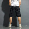Herren-Cargoshorts mit Reißverschlusstaschen und Baumwollmischgewebe