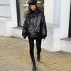 Vickie - Lockere Motorrad-Lederjacke