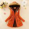 Geraldine - Warm gefütterte winterjacke mit kapuze für damen