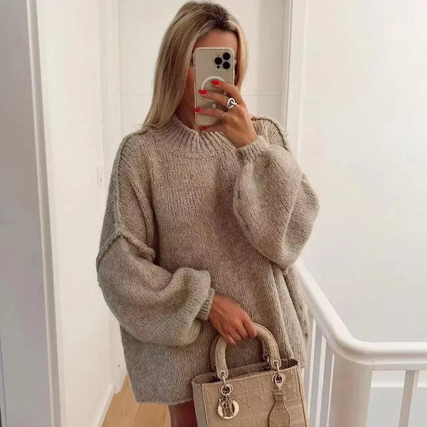 Amanda - Kuscheliger strickpullover für den winter