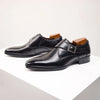 Herren Lancaster Anzugschuhe aus echtem Leder mit Metallschnalle