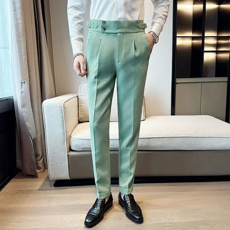 Herren Veneto-Hose - Baumwollmix mit verstellbarem Bund
