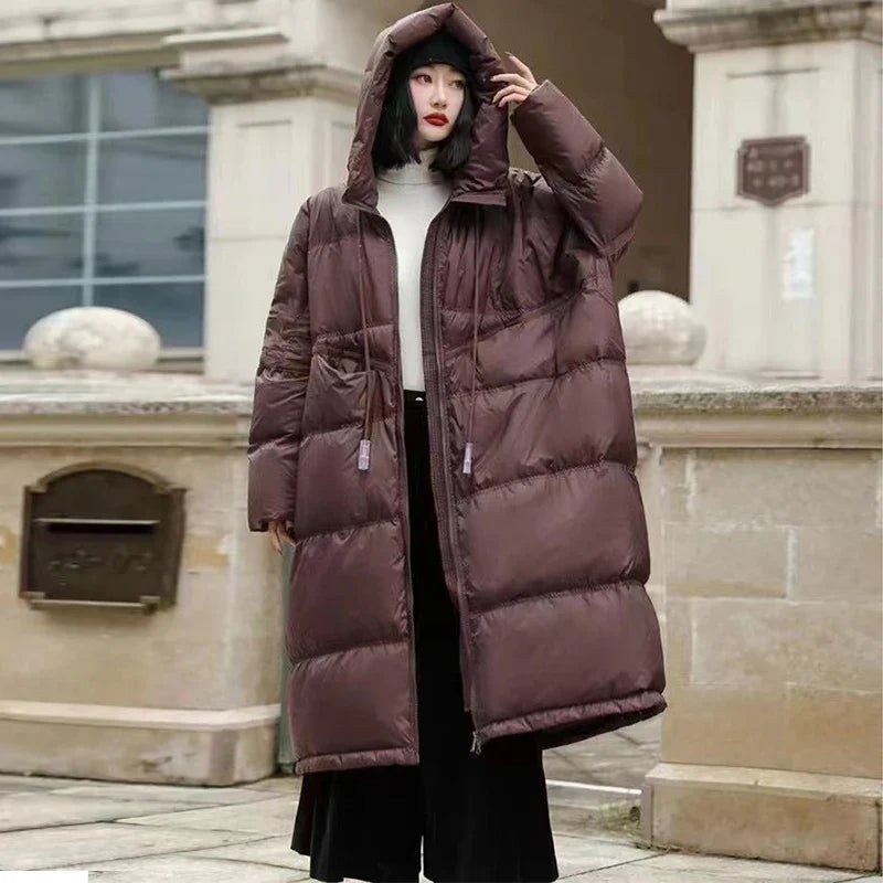 Micah - Lange gefütterte jacke für damen