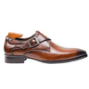 Herren Lancaster Anzugschuhe aus echtem Leder mit Metallschnalle