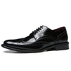 Herren-Leder-Brogue-Anzugschuhe mit gepolsterter Innensohle
