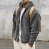 Kaiden - Herren fleecejacke mit kapuziner