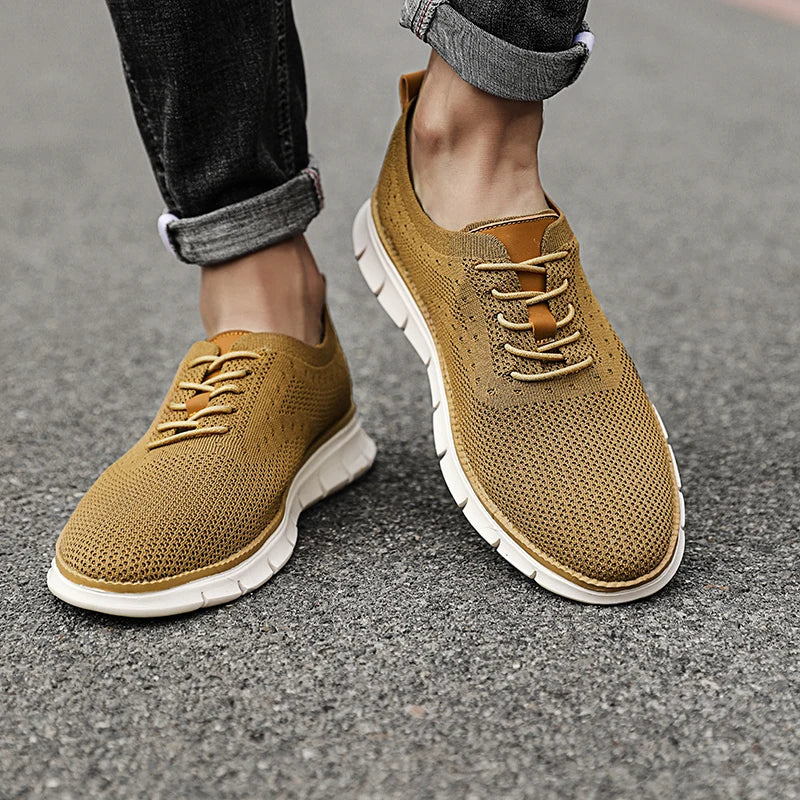 Herren-Stricksneaker mit EVA-Sohle und gepolsterter Innensohle