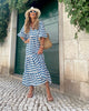 Alina - Bohemisches V-Ausschnitt Kleid