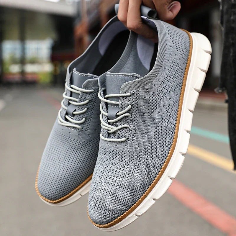 Herren-Stricksneaker mit EVA-Sohle und gepolsterter Innensohle