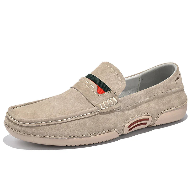 Herren Lucca Slipper aus Wildleder - Bequeme Freizeitschuhe mit weicher Innensohle