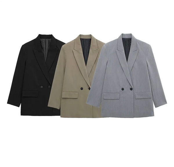 Lilly - Eleganter blazer mit langen armeln und strukturiertem design