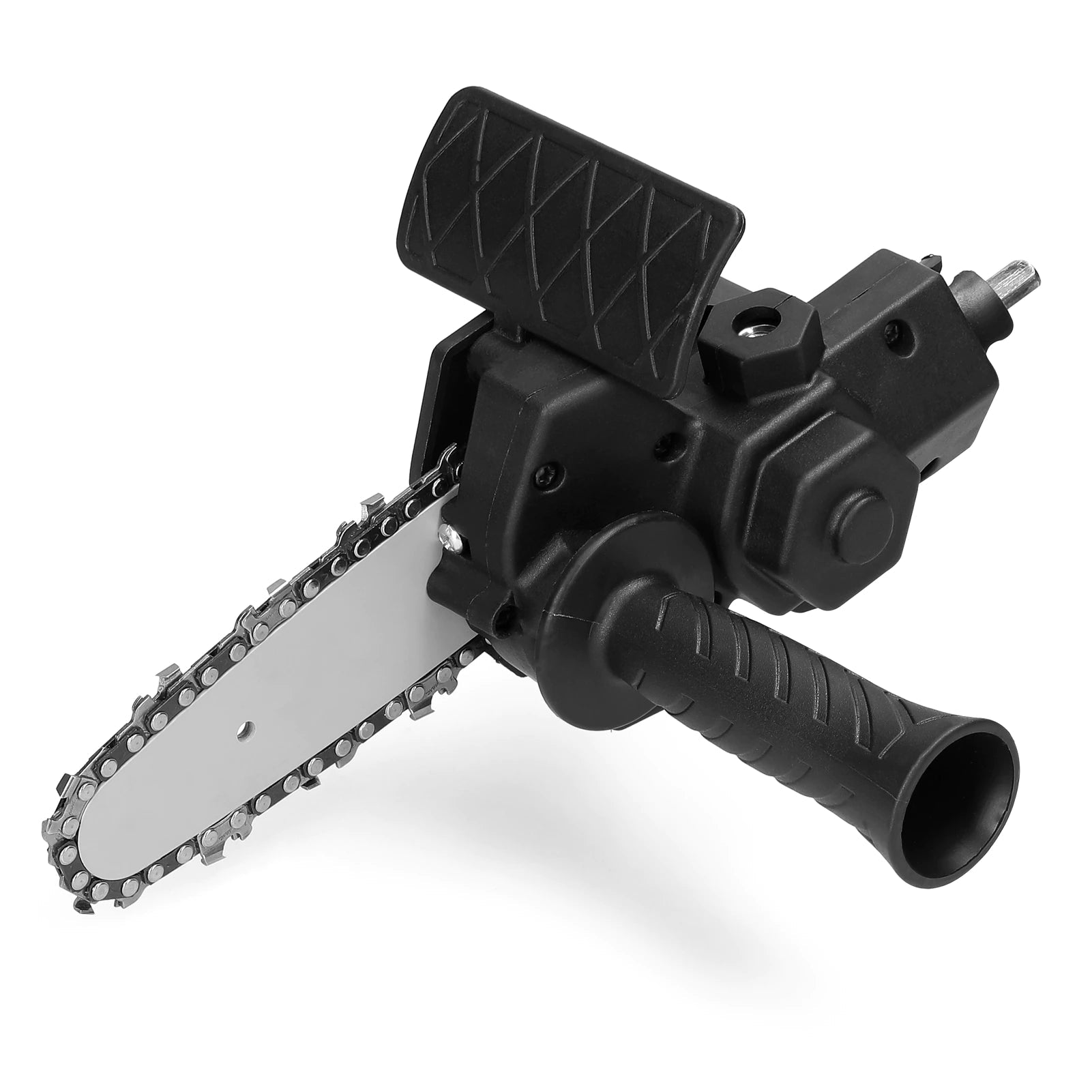 DrillConvert | Mini-Kettensägenaufsatz Geeignet für jede Bohrmaschine