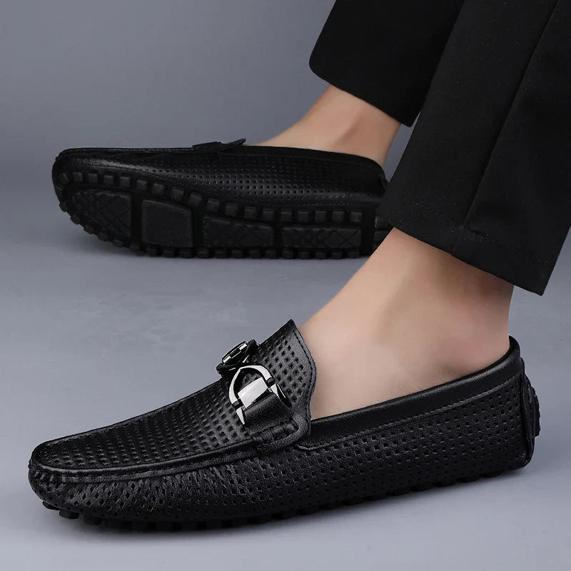 Elegante Herren-Loafer aus echtem Leder