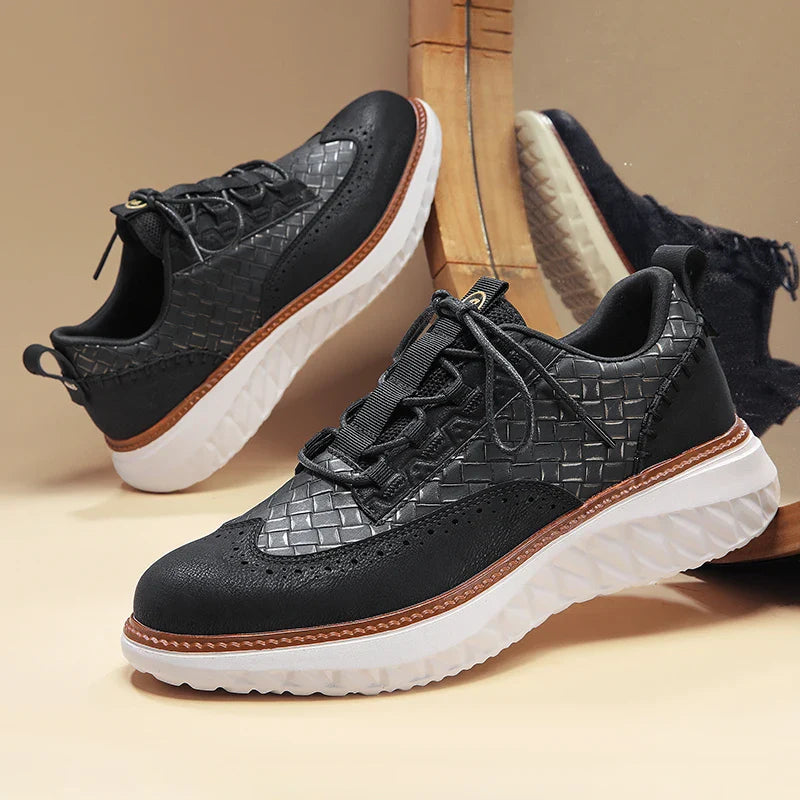 Achim - Herren Schnürsneaker Leichte Schuhe mit weicher Oberfläche