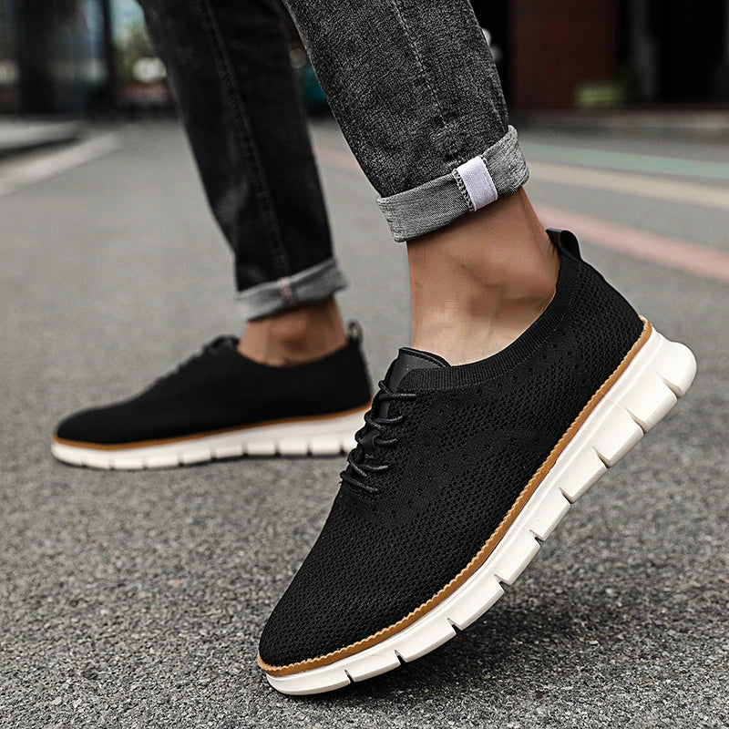 Herren-Stricksneaker mit EVA-Sohle und gepolsterter Innensohle