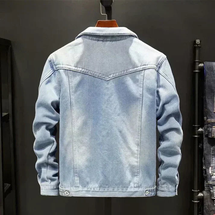 Cason - Jeansjacke Mit Dickem Wollfutter