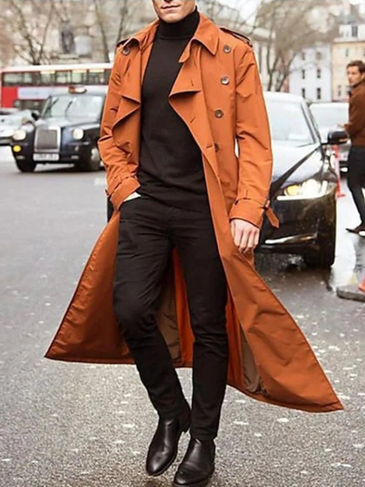 Alfonso - Eleganter winter-trenchcoat für herren