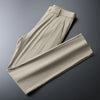 Herrenhose in schmaler Passform aus Eissilke und Stretchmaterial